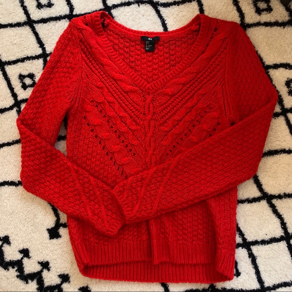 Red Lightweight Sweater